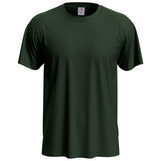 Mens Classic Tees Bottle Green